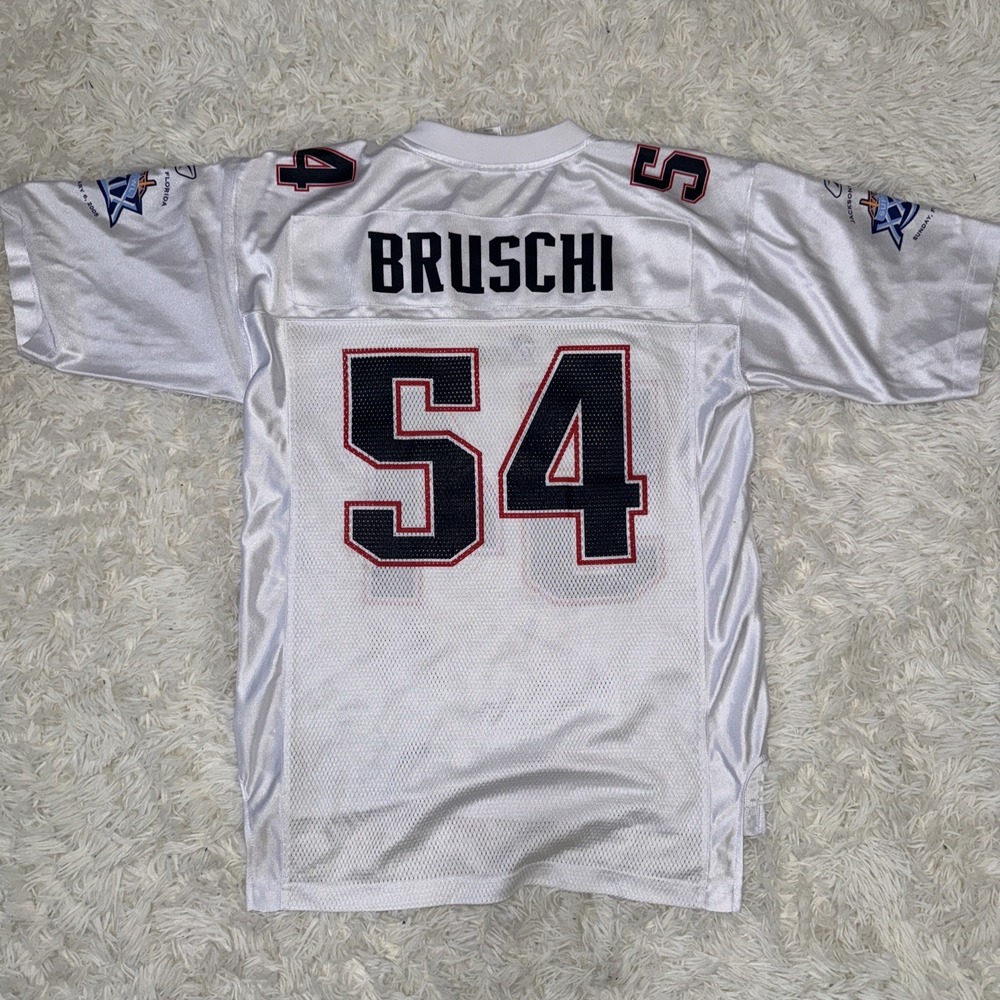 Toddy Bruschi Super Bowl 54 New England Patriots Jersey‎ Men's Medium